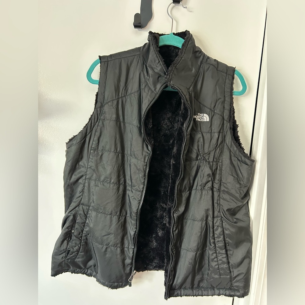 The North Face Black Reversible Vest